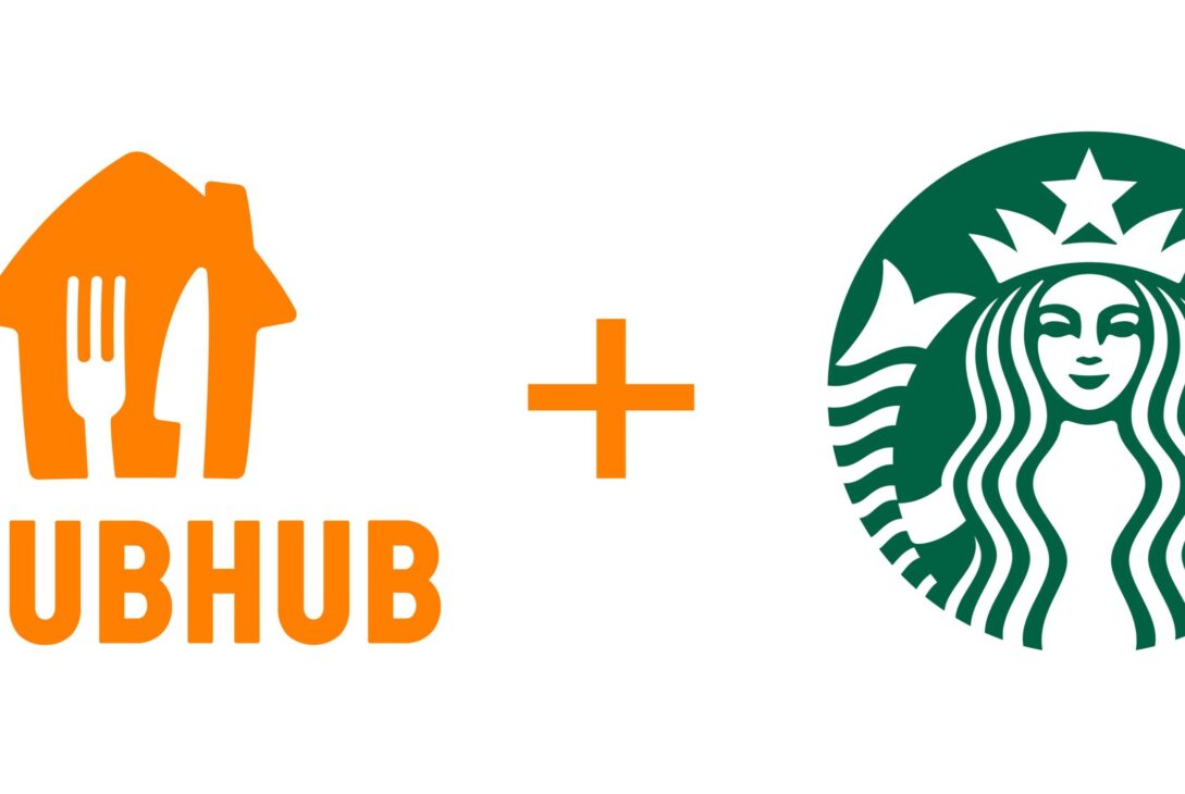 Grubhub and Starbucks Logo