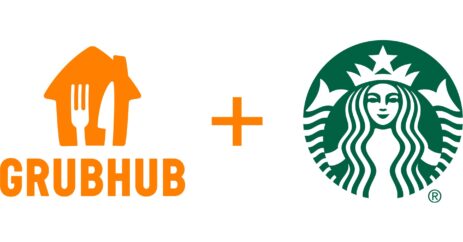 Grubhub and Starbucks Logo